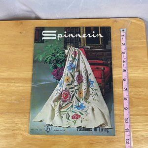 Vintage 1966 SPINNERIN Yarn Patterns "Fashions In Living" Magazine Vol.168